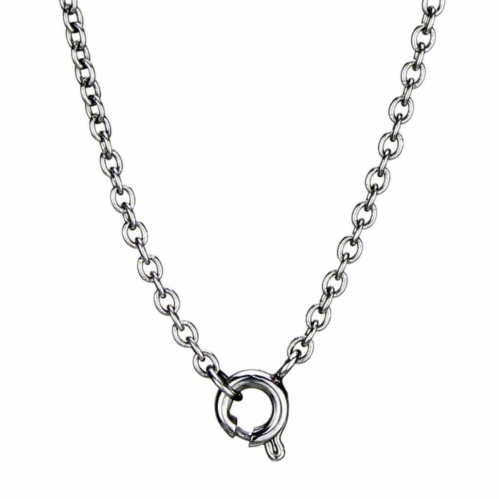 Stainless Steel CZ Pave Infinity Symbol Chain Pendant Necklace view 3