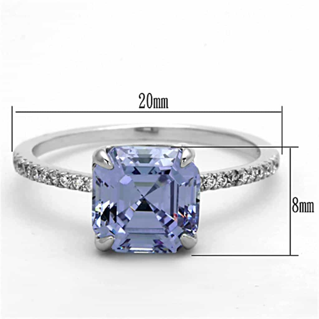 Sterling Silver Oval Halo Setting | The Stainless Jewelry view 2