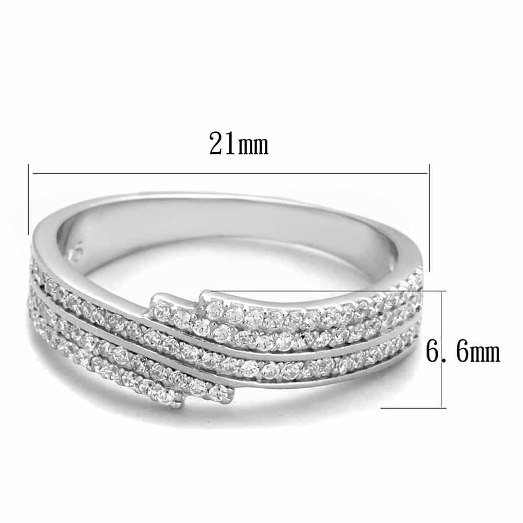 Sterling Silver CZ Marquise Halo Solitaire Ring view 7