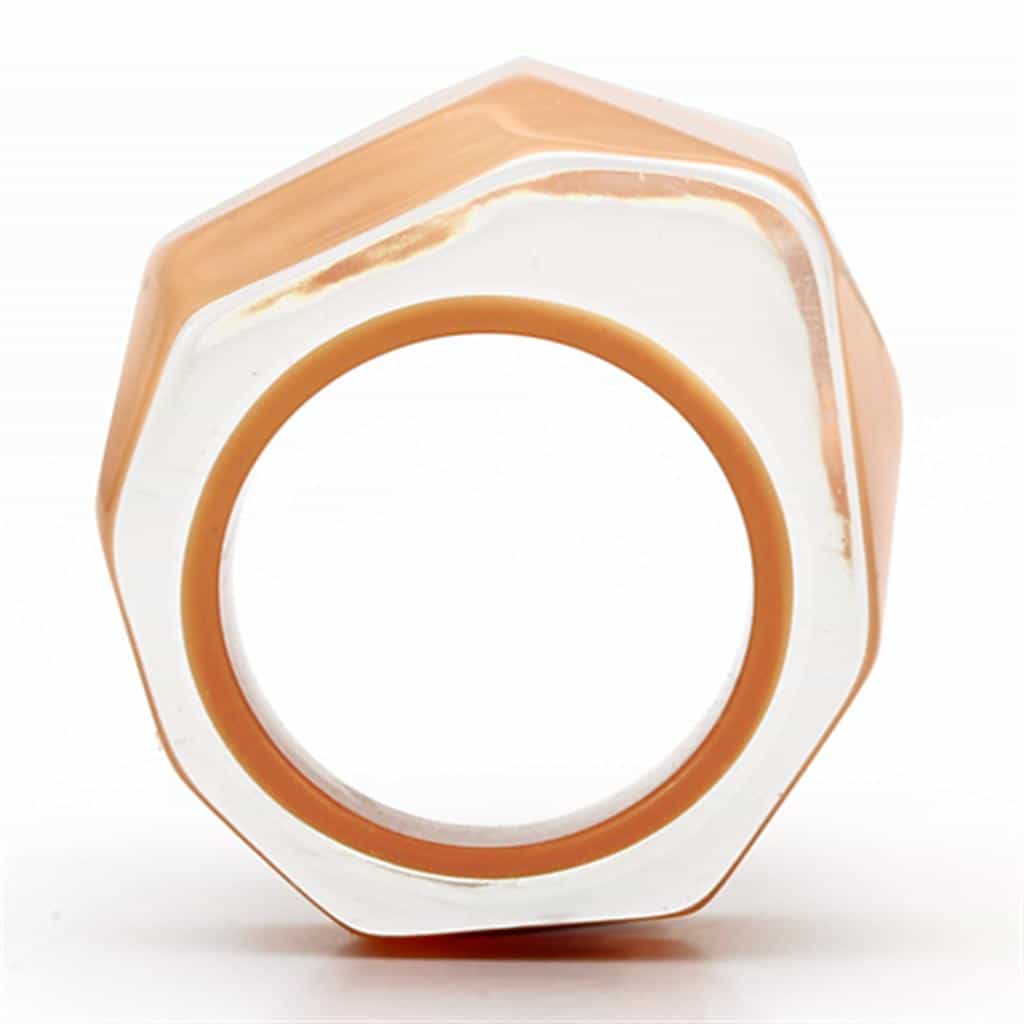 Resin Crystal Ball Ring | The Stainless Jewelry view 7