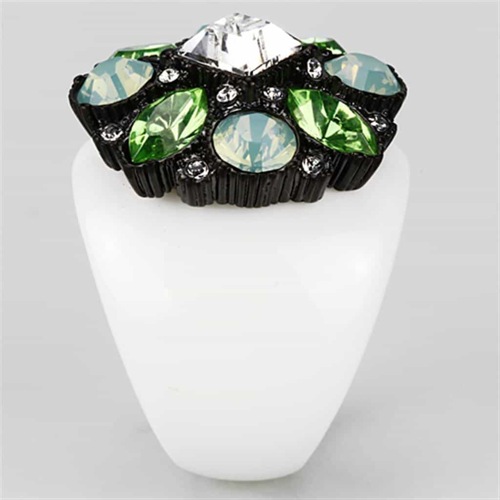 Brass Multi Enamel Band Ring | The Stainless Jewelry view 8