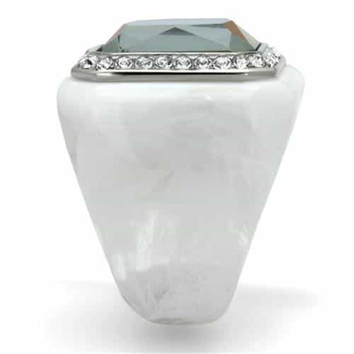 Stainless Steel Bouquet Pattern Ring | The Stainless Jewelry view 4