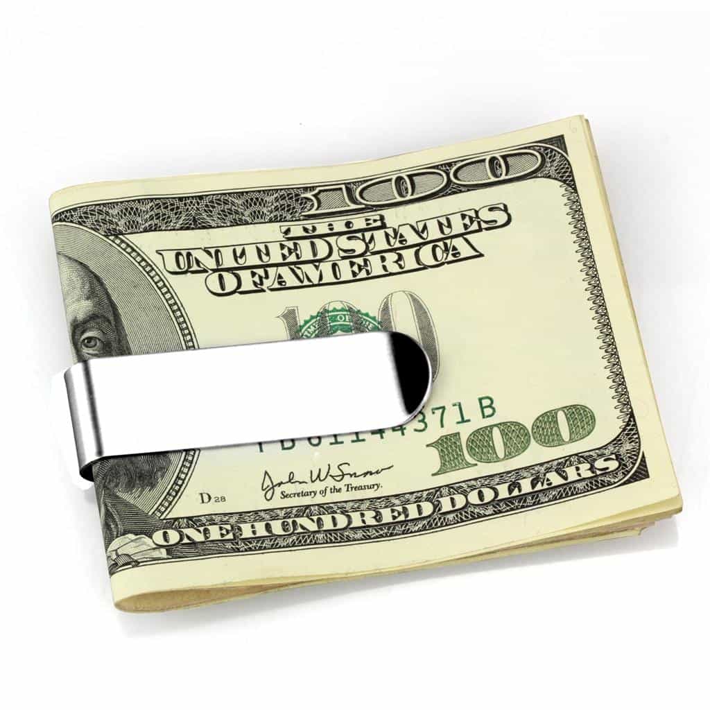 Stainless Steel Silver Polished Plain Money Clip view 1