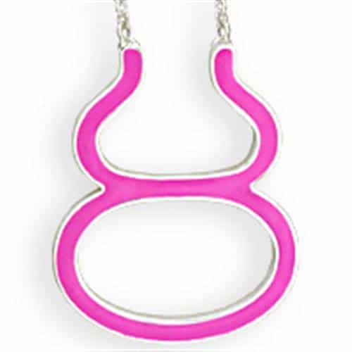 Brass Pink Enamel Taurus Pendant | The Stainless Jewelry view 1