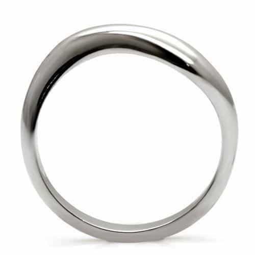 Stainless Steel Fluid Wave Ring | The Stainless Jewelry view 9