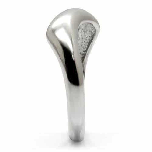 Stainless Steel Fluid Wave Ring | The Stainless Jewelry view 5