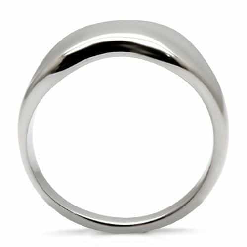 Stainless Steel Organic Curve Ring | The Stainless Jewelry view 4