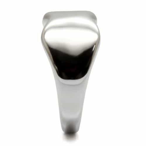 Stainless Steel Organic Curve Ring | The Stainless Jewelry view 10