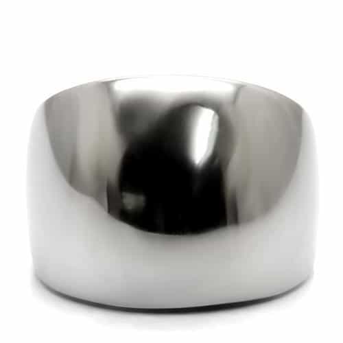 Stainless Steel Dome Signet Ring | The Stainless Jewelry view 8