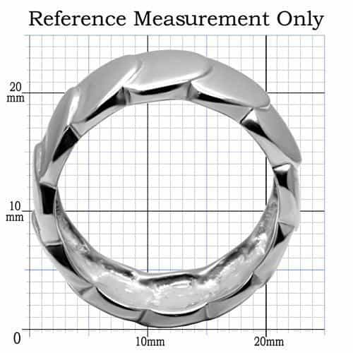 Stainless Steel Polished Heart Multi Dome Ring view 7