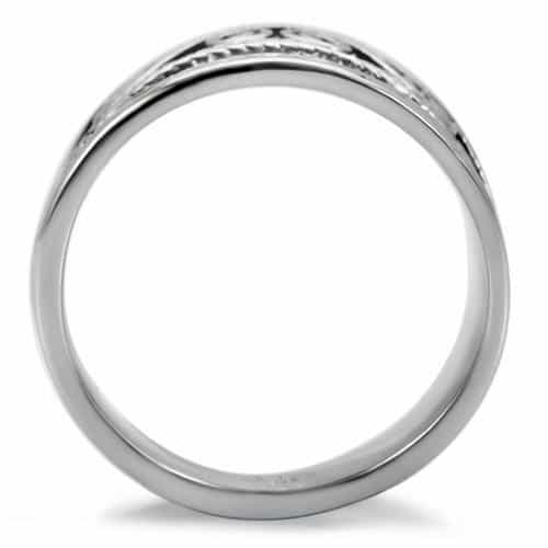 Stainless Steel Celtic Spiral Dome Ring | The Stainless Jewelry view 9