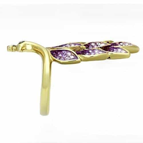 Stainless Steel Peacock Fan Ring | The Stainless Jewelry view 8