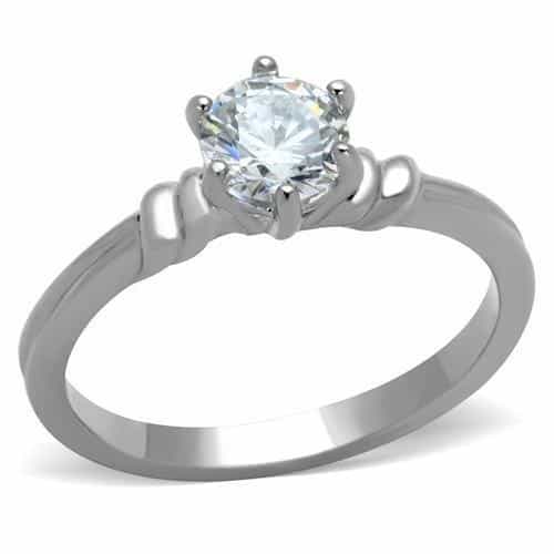 Stainless Steel Round Classic Thin Ring | The Stainless Jewelry view 1