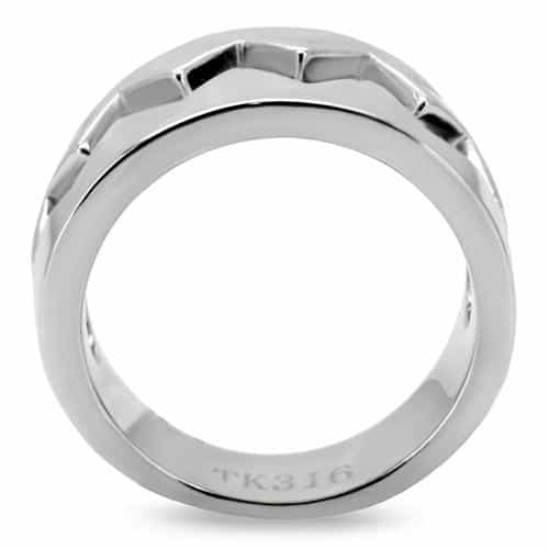 Stainless Steel Puzzle Heart Ring | The Stainless Jewelry view 9