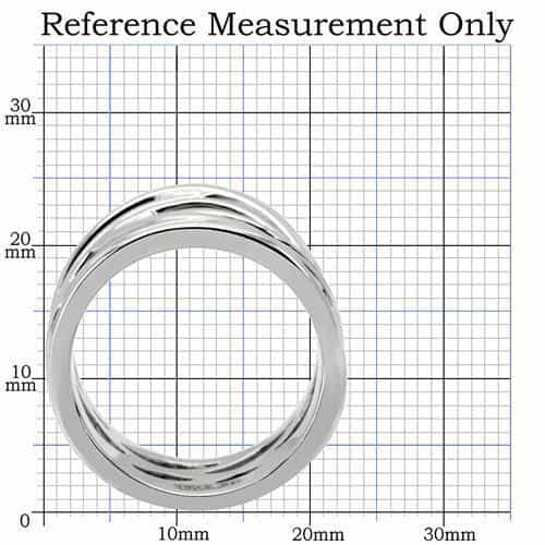 Stainless Steel Intertwined Wire Open Dome Ring view 7