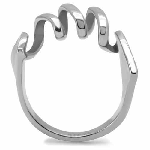 Stainless Steel Wire Crown Ring | The Stainless Jewelry view 9