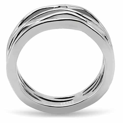 Stainless Steel Wire Flow Ring | The Stainless Jewelry view 9
