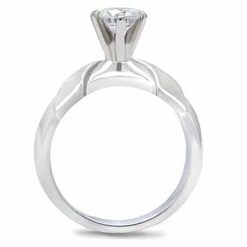 Stainless Steel Round Channel Band Ring | The Stainless Jewelry view 10