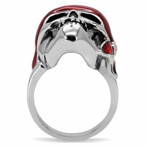 Stainless Steel Pirate Skull Bandana Ring | The Stainless Jewelry view 11