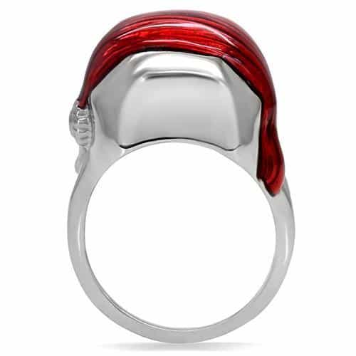 Stainless Steel Pirate Skull Bandana Ring | The Stainless Jewelry view 12