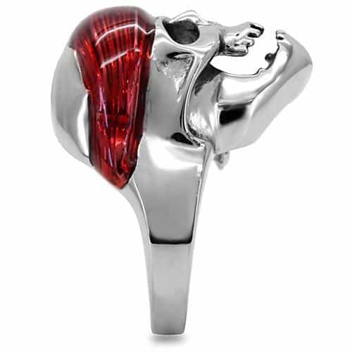 Stainless Steel Pirate Skull Bandana Ring | The Stainless Jewelry view 14
