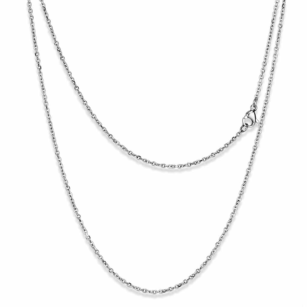 Stainless Steel Delicate Cable Layered Necklace view 1