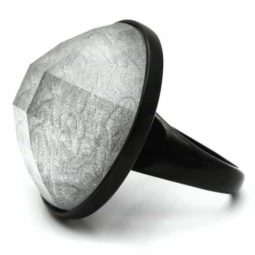 Brass Purple Enamel Band Ring | The Stainless Jewelry view 6
