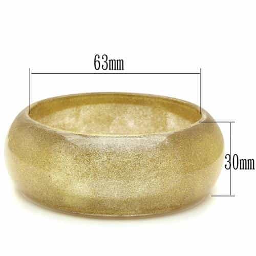 Resin Red Resin Bangle | The Stainless Jewelry view 2