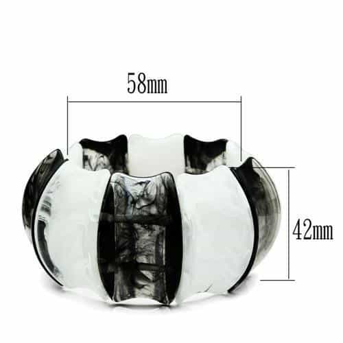 Resin Leopard Slim Bracelet | The Stainless Jewelry view 2