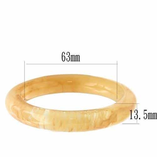 Resin Lavender Enamel Bangle | The Stainless Jewelry view 2