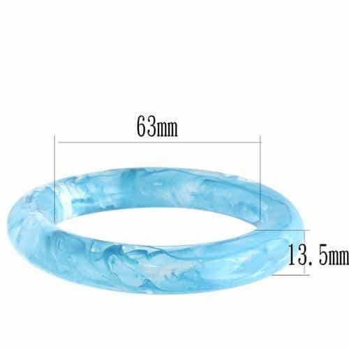 Resin Yellow Enamel Bangle | The Stainless Jewelry view 2