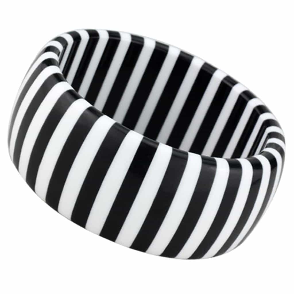 Resin Checkered Resin Bangle | The Stainless Jewelry view 1