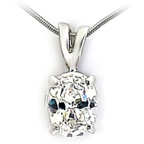Brass Gold CZ Teardrop Pendant | The Stainless Jewelry