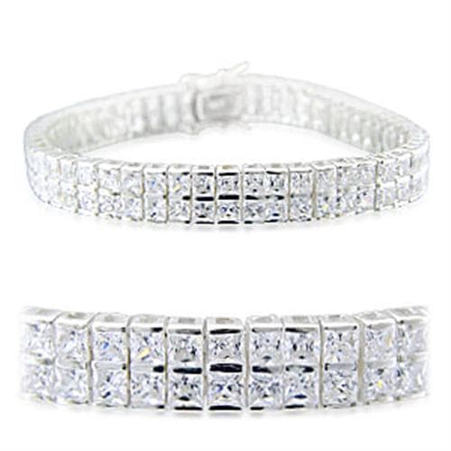 Sterling Silver Multi-Color Band Bracelet | The Stainless Jewelry