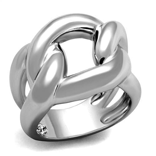 Brass Interlock Band Ring | The Stainless Jewelry