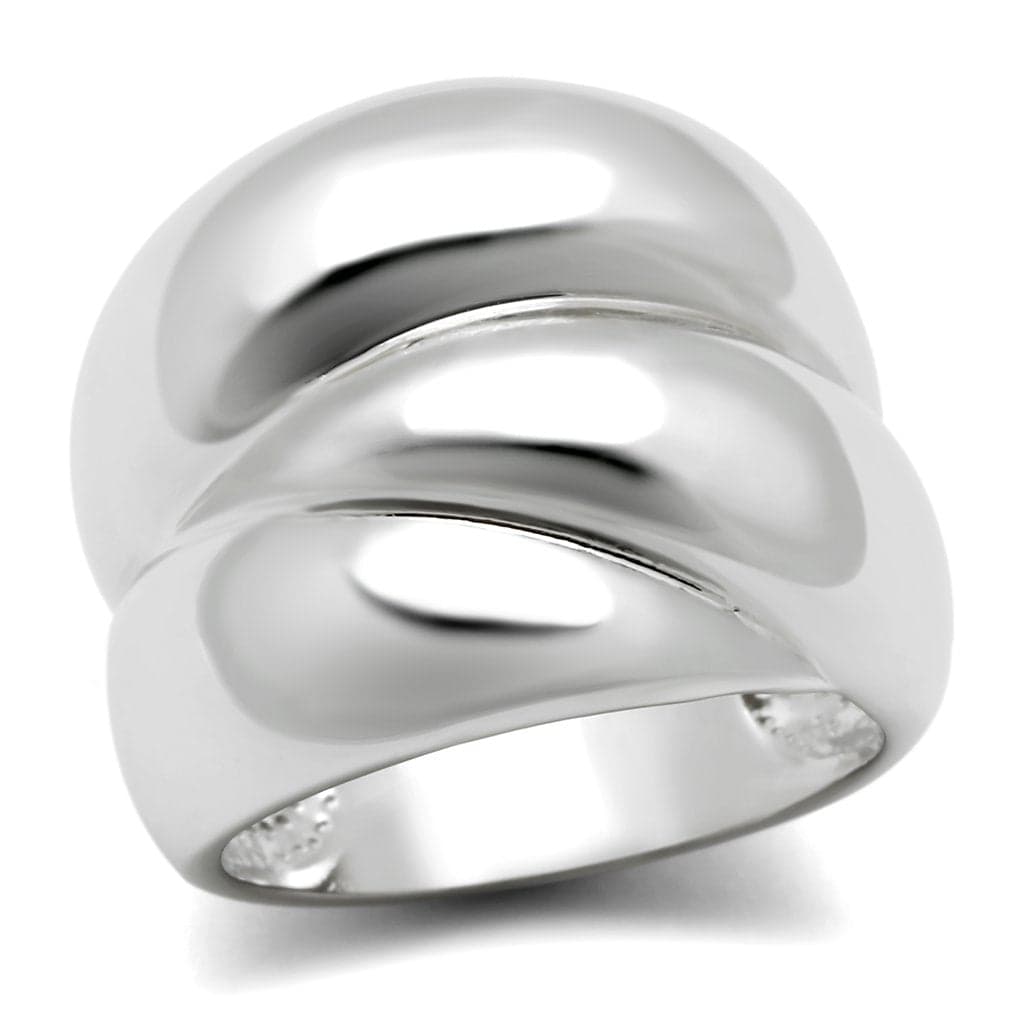 Brass Polished Double Dome Wide Ring | The Stainless Jewelry