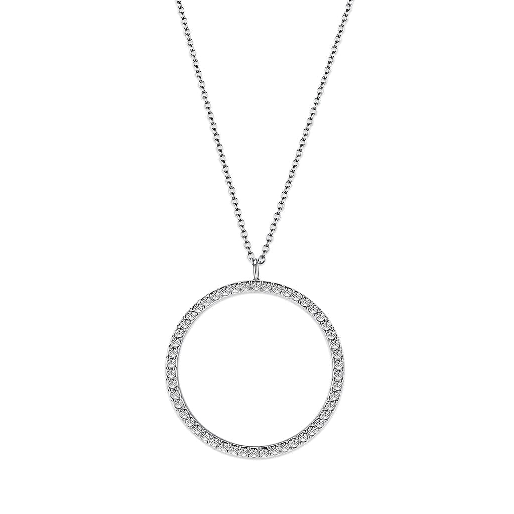 Brass Crystal Teardrop Pendant | The Stainless Jewelry