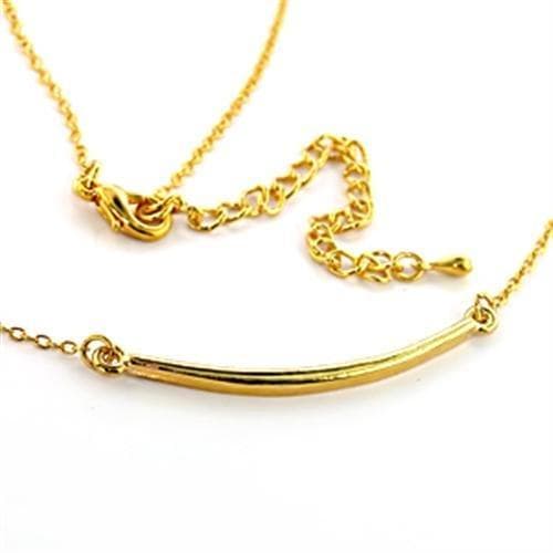 Brass Gold Polished Curved Bar Adjustable Bracelet