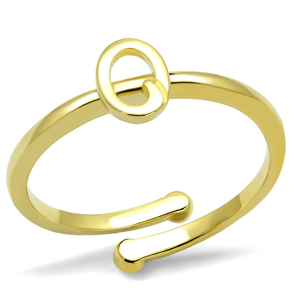 Brass Gold Script Number 9 Toe Ring | The Stainless Jewelry