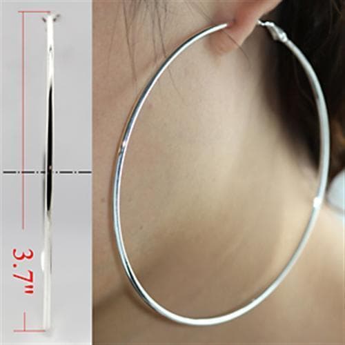 Brass Silver Extra Large Thin Hoop Earrings