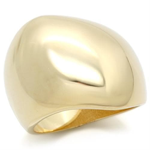 Sterling Silver Gold Polished Smooth Dome Wide Band Ring