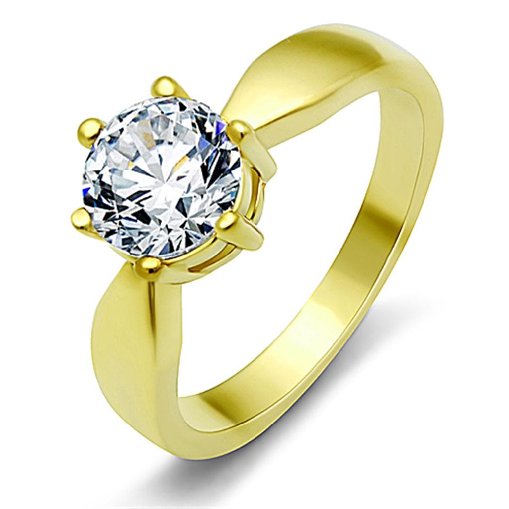 Stainless Steel Solitaire Classic Ring | The Stainless Jewelry