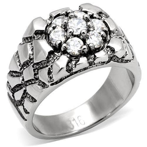 Stainless Steel Filigree Floral Ring | The Stainless Jewelry