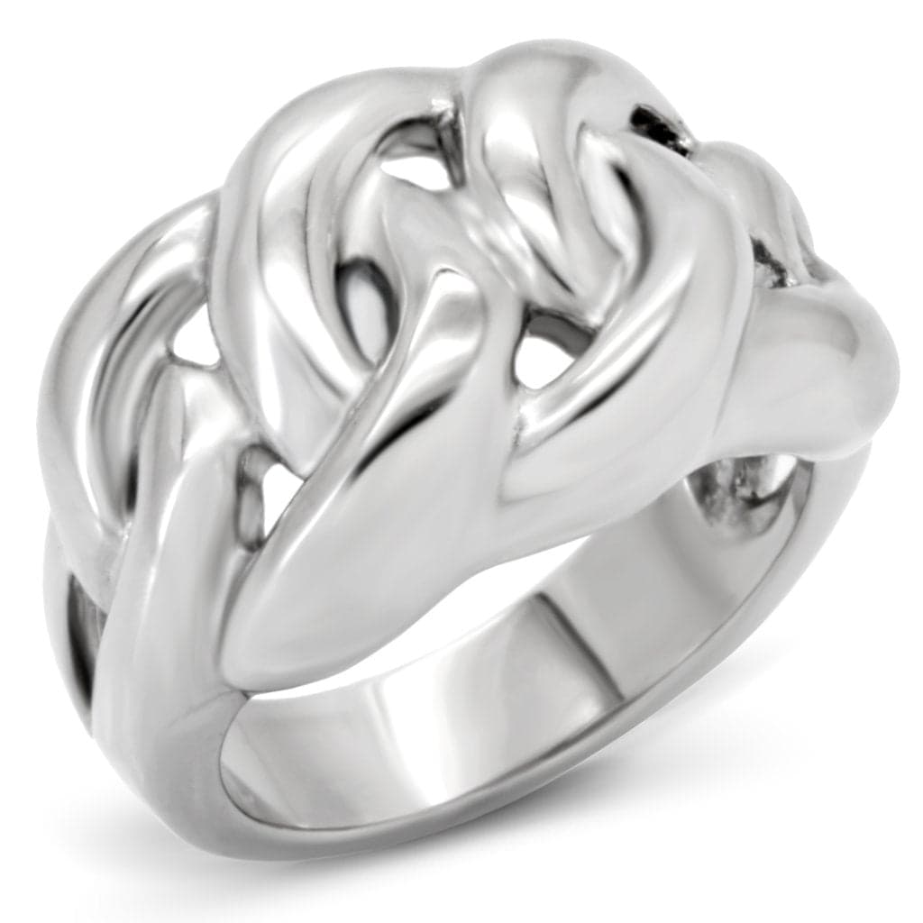 Stainless Steel Link Cocktail Ring | The Stainless Jewelry