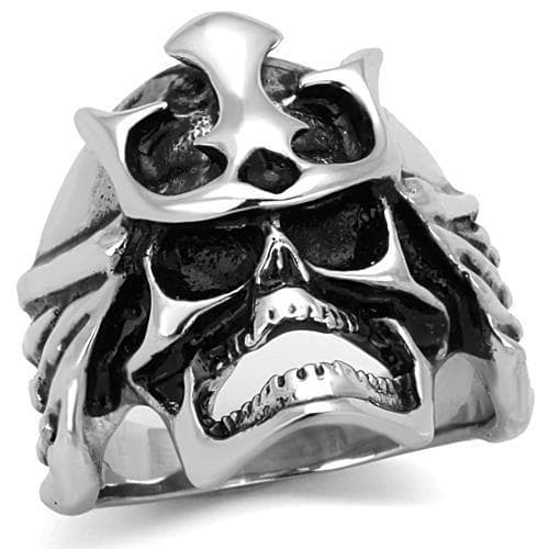 Stainless Steel Multi Skull Pile Ring | The Stainless Jewelry