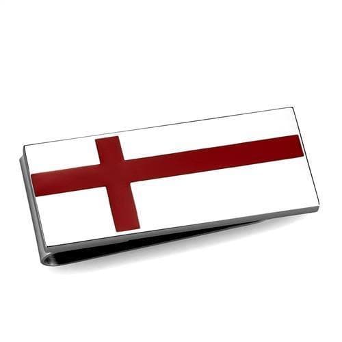 Stainless Steel Opal Round Money Clip | The Stainless Jewelry