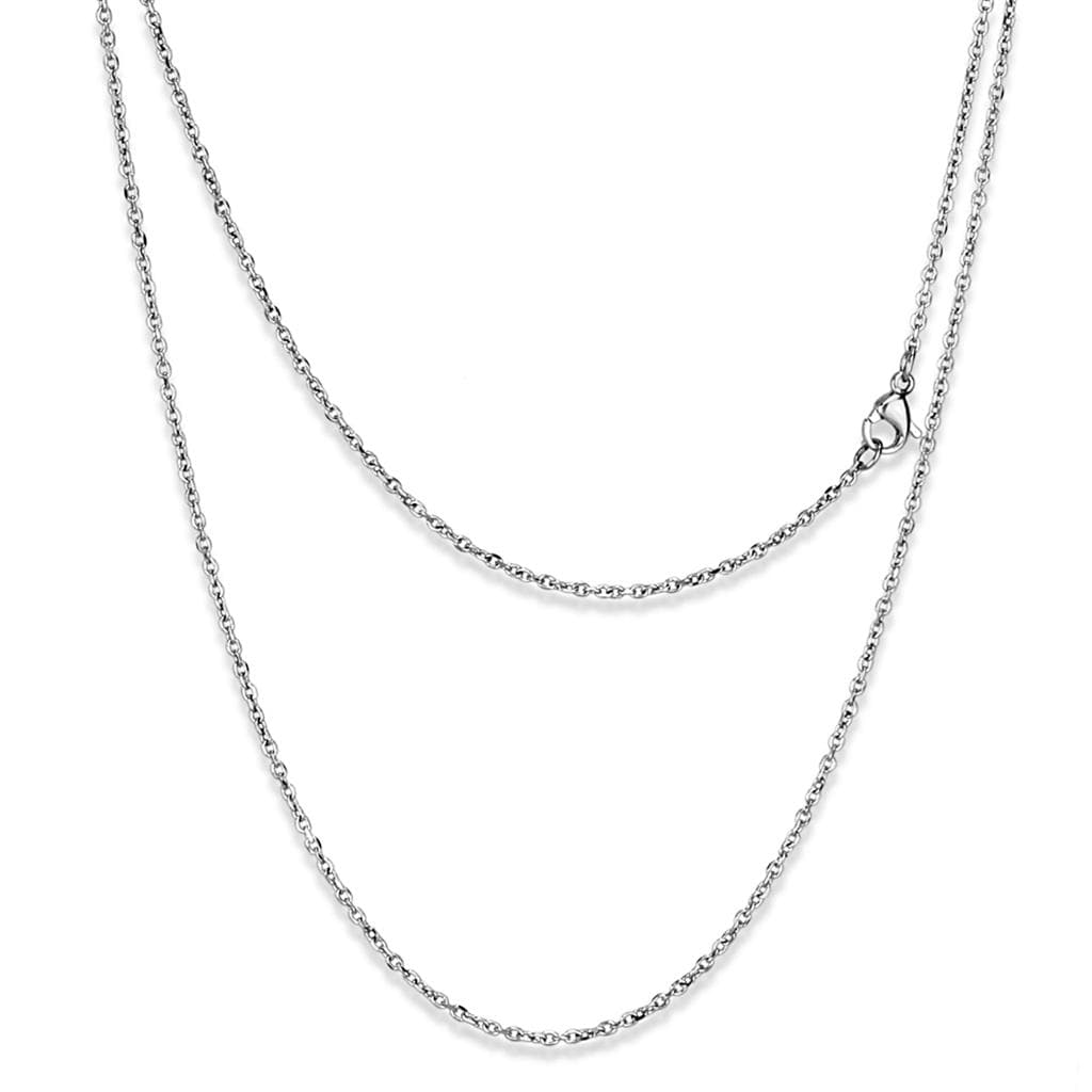 Stainless Steel Delicate Cable Layered Necklace