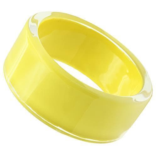 Resin Cream Dot Bangle | The Stainless Jewelry