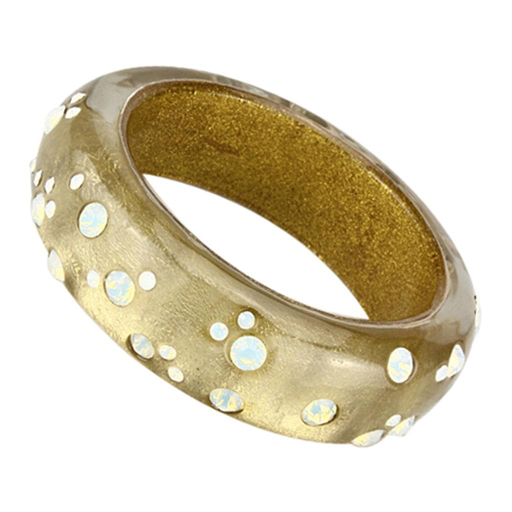 Resin Rose Gold Hoop Classic Bangle | The Stainless Jewelry