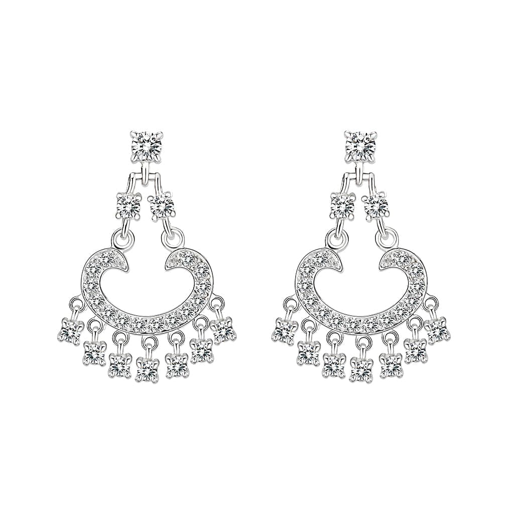 Sterling Silver Ruby Red CZ Studs Earrings